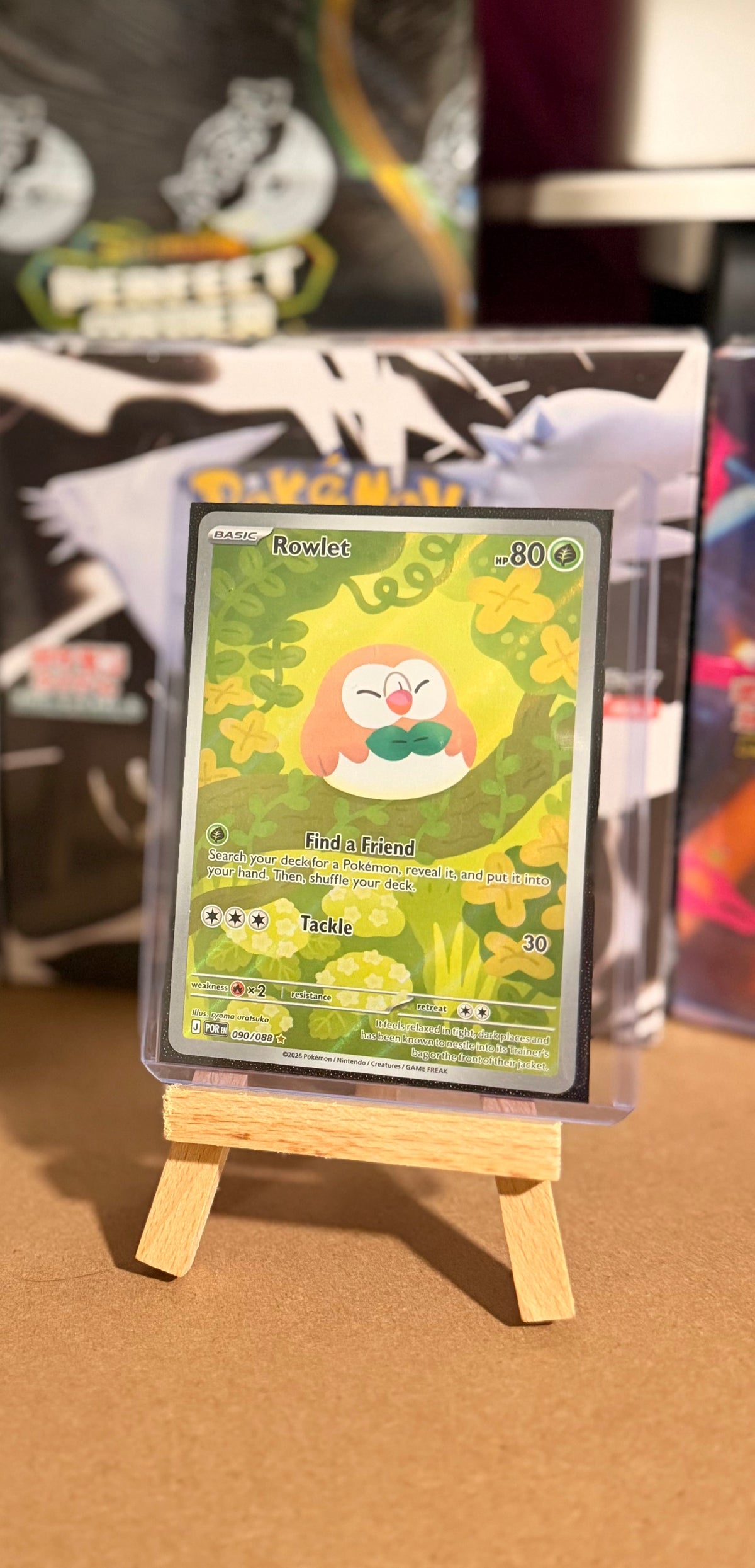Rowlet 090/088 Illustration Rare - Perfect Order (ME03)