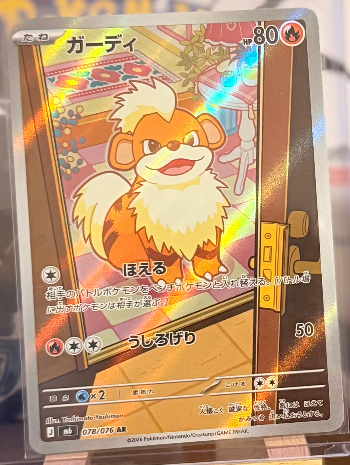 Growlithe 078/076 Art Rare (AR) - Storm Emeralda (m6)