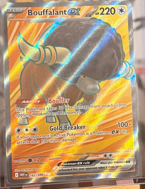 Bouffalant ex 162/086 Secret Rare (SR) - English White Flare (WHT En)